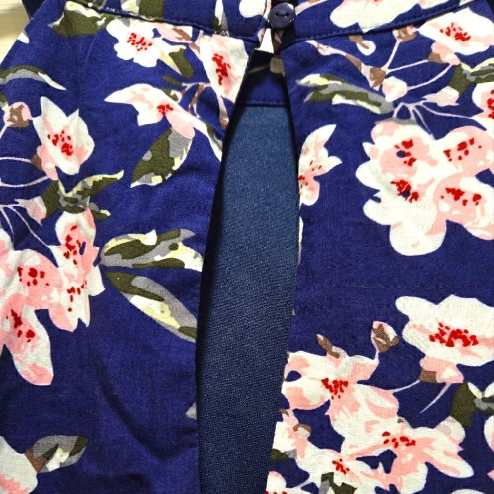 EC MISS LOVE SLEEVELESS FLORAL MINI DRESS SZ.L - Picture 3 of 5